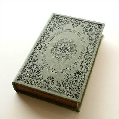 本型小物入れ ブック型 ボックス 洋書 収納 ブックボックス レトロＣ [toy8284]