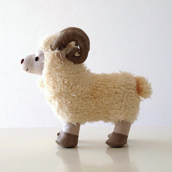 ドアストッパー 室内 ひつじ ぬいぐるみ かわいい 布 置物 オブジェ ドアストッパー ひつじB [toy8930]