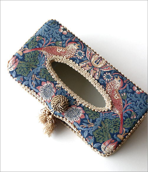 ティッシュケース おしゃれ タッセル ボックスタイプ ティッシュ