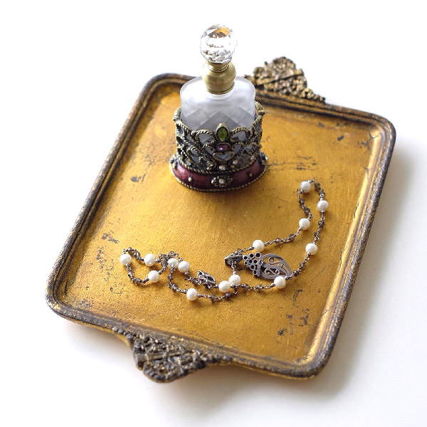 ジジアクセサリートレイとミニ菜園 magnet アクセサリートレー LEAF TRAY 葉 アルミニウム
