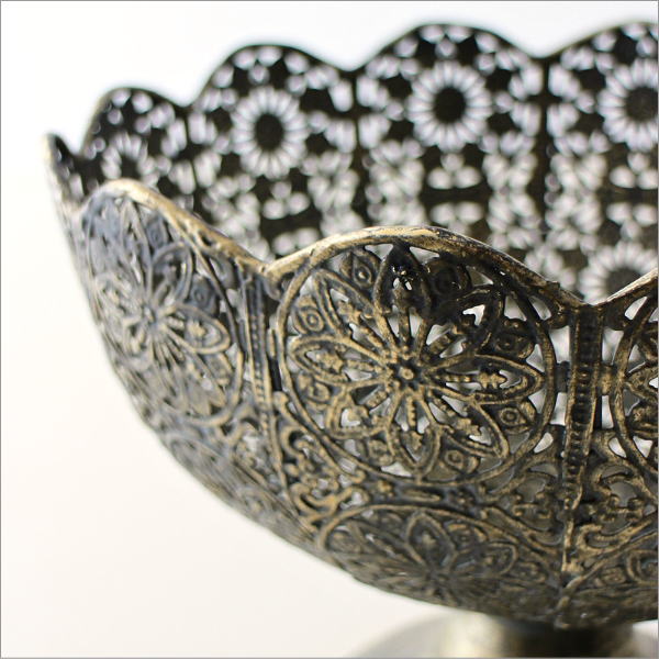 鉢カバー アイアン アンティーク風 高台 レトロ おしゃれ 観葉植物