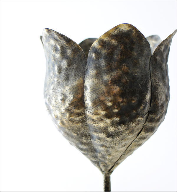 鉢カバー アイアン アンティーク風 高台 聖杯 レトロ おしゃれ 観葉