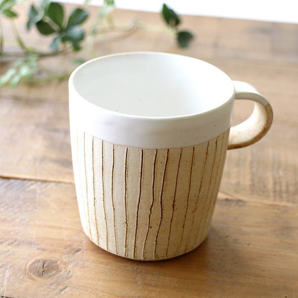 マグカップ 陶器 おしゃれ 日本製 コーヒーカップ ナチュラル シンプル