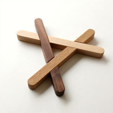 鍋敷き 木製 おしゃれ 無垢材 木の鍋敷き くみ木 [map7220]