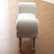 ベンチ スツール 木製 本革 レザー 革製 おしゃれ チーク 無垢材 天然