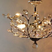 シャンデリア ペンダントライト おしゃれ クリスタル アンティーク レトロ シーリングライト ペンダントライト クリスタル 【送料無料】 [abk6601]