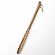 靴べら ロング 木製 おしゃれ 70cm シューホーン くつべら 靴ベラ 玄関 天然木 ウッド 革紐付き 革ひも付き ロング靴べら オレーシア [akr3377]