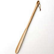 靴べら ロング 木製 おしゃれ 70cm シューホーン くつべら 靴ベラ 玄関 天然木 ウッド ナチュラル 革ひも付き ロング靴べら 白木[akr4550]