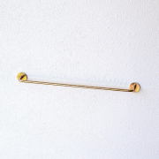 タオルハンガー 真鍮 アンティーク おしゃれ タオル掛け 壁 タオルバー トイレ 洗面所 キッチン ブラスロングタオルハンガー [aks0701]