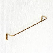 タオルハンガー 壁 真鍮 おしゃれ かわいい 洗面所 タオル掛け 北欧風 フェイスタオル ブラスタオルレール S [aks2635]