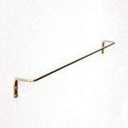 タオルハンガー 壁 真鍮 おしゃれ かわいい 洗面所 細身 タオル掛け 北欧風 フェイスタオル ブラスタオルレール L [aks6992]