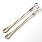 靴べら おしゃれ 真鍮 アンティーク レトロ クラシック シルバー ゴールド ブラスシューホーンA 2カラー [ebn1435]