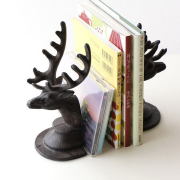 ブックエンド おしゃれ アンティーク リス 本立て ブックスタンド