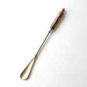 靴べら シューホーン おしゃれ くつべら 靴ベラ 玄関 ウッド 玄関小物 ブラス ゴールド 真鍮 ブラス＆ボーンのシューホーン 20 [gfc5662]
