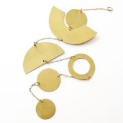 ガーランド おしゃれ 飾り 壁飾り オーナメント 北欧 真鍮 ブラス ワイヤー かわいい インテリア ブラスガーランド Sun [kan2249]