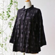 ブラウス トップス レディース 長袖 おしゃれ カジュアル かわいい コットン シャツ 綿100% 体形カバー Cottonブラウス [kan4070]