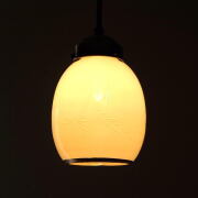 ペンダントライト ガラス おしゃれ イエロー アンティーク レトロ