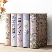 収納ボックス 本型 ブック型 卓上 小物入れ 洋書 インテリア ボックス アンティーク 古書 シークレットボックス ディスプレイ 収納ケース ブックボックス ボタニカル 5タイプ [kan8046]