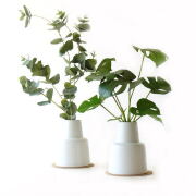 花瓶 花器 陶器 おしゃれ 和風 モダン 四角 スクエア フラワーベース