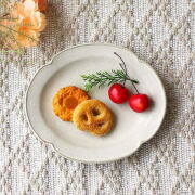 オーバルプレート 瀬戸焼 19cm 楕円 中皿 花形 パスタ皿 カレー皿 ケーキ皿 陶器 日本製 焼き物 カフェ オーバルプレート デプレ S [ksn2484]