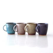 マグカップ おしゃれ 陶器 かわいい シンプル コップ カラー 美濃焼 焼き物 和風 洋風 カフェ コーヒーカップ マグ デザイン ギフト フリットマグ 4カラー [ksn4381]