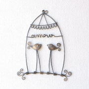 鏡 ウォールミラー 壁掛け ミラー おしゃれ アンティーク風 木製