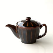 ティーポット おしゃれ かわいい グレー 陶器 茶こし付き 日本製