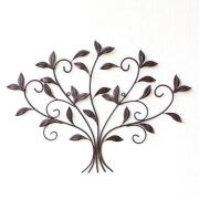 壁飾り アイアン 壁掛け おしゃれ オブジェ アンティーク調 アートパネル ウォールデコ オーナメント アイアンの壁飾り ウォールツリー [mty1871]