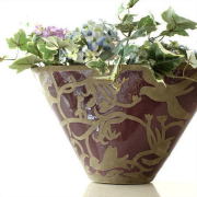 花瓶 花器 陶器 おしゃれ 和風 モダン 四角 スクエア フラワーベース