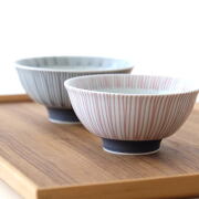 お茶碗 飯碗 セット おしゃれ 和食器 ご飯茶碗 ペア 大小セット 夫婦茶碗 磁器 日本製 波佐見焼 和風 和柄 千筋十草 ペア飯碗 [skt8711]