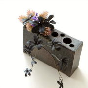 花器　花瓶　フラワーベース フラワーベース 花瓶 陶器 花器 ロング スリム おしゃれ 花入れ モダン