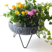 大理石 アイアンフラワースタンド 高さ87cm コンソール 128-108 楽天市場】花台 コンソールテーブル 玄関 スリム アンティーク