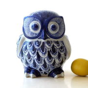 貯金箱 かわいい 陶器 ふくろう 梟 オブジェ 置物 可愛い 動物