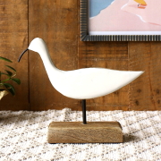 鳥 置物 オブジェ 木製 天然木 ナチュラル ウッド 玄関 リビング おしゃれ インテリア雑貨 エナメルペイントのウッドバード [tom2102]