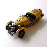 置物 オブジェ スポーツカー おもちゃ アンティーク調 おしゃれ レトロ アイアン 鉄 車 自動車 American Nostalgia スポーツカー YE [toy4302]