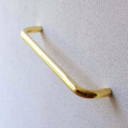 タオルハンガー 真鍮 アンティーク おしゃれ タオル掛け シンプル デザイン フェイスタオルバー 壁付け タオルバー ブラスパイプコーナー 【送料無料】 [ydj7279]