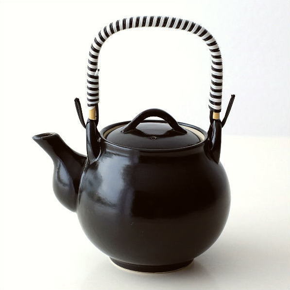 土瓶 急須 おしゃれ 陶器 有田焼 黒陶土瓶 [msg6333]