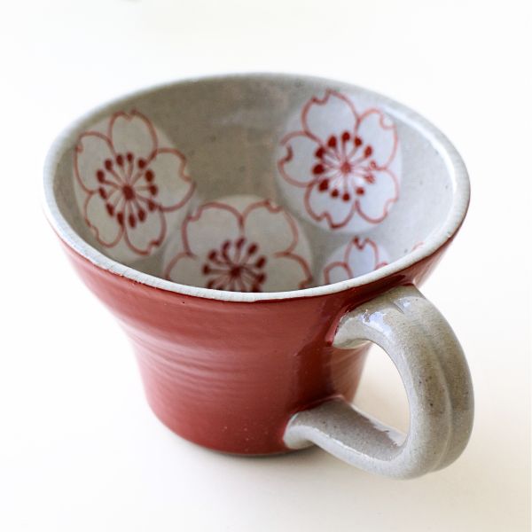 スープカップ 陶器 和風 日本製 有田焼 おしゃれ かわいい マグカップ ティーカップ カフェオレボウル コーヒーカップ さくらスープカップ Ａ [msg7964]