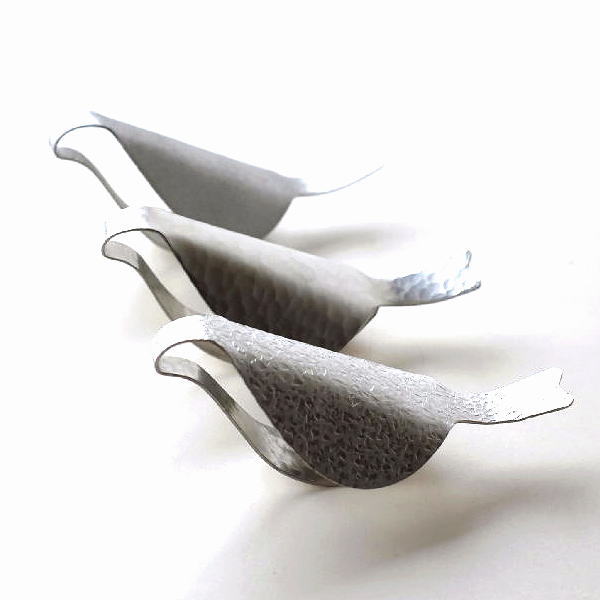 バード 鳥 置物 オブジェ 雑貨 錫 すず おしゃれ かわいい スタイリッシュ 立体 アンティーク調 日本製 インテリア Tinバードの置物 3タイプ [msk5003]