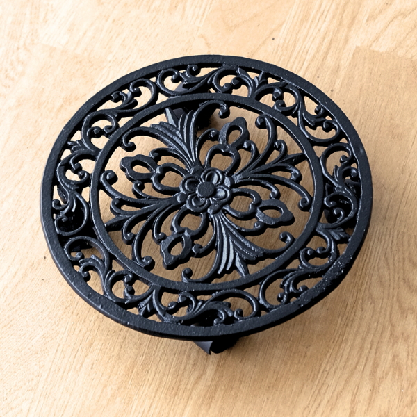 花台 鉢台 鉢スタンド 鉢置き台 フラワースタンド キャスター アイアンのプランターキャリー クロス [mty4582]