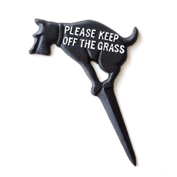 サインプレート アイアン ガーデン おしゃれ 犬 いぬ イヌ 雑貨 庭 玄関 対策 看板 立て札 注意看板 アイアンのサインプレート ドッグ [mty6657]