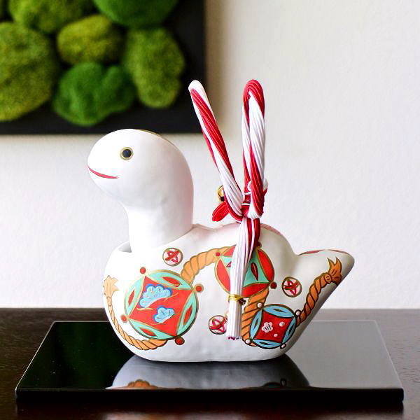 干支 置物 オブジェ 巳 へび ヘビ お正月 2025 迎春 干支置物 かわいい おしゃれ 卓上 飾り 和風 干支小物 張り子 干支飾り 雅巳 [mzk6308]