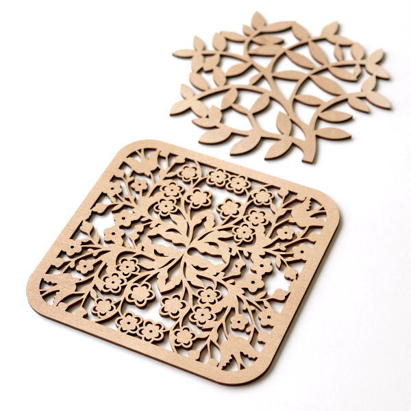 鍋敷き おしゃれ 木製 woodなべしき2タイプ [ras3516]