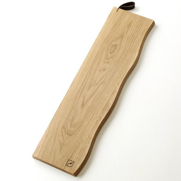 カッティングボード まな板 木製 おしゃれ オーク 天然木 ウッド パン ロング 幅70cm ナチュラル シンプル 本革 オーク ロングボード L [ras5941]