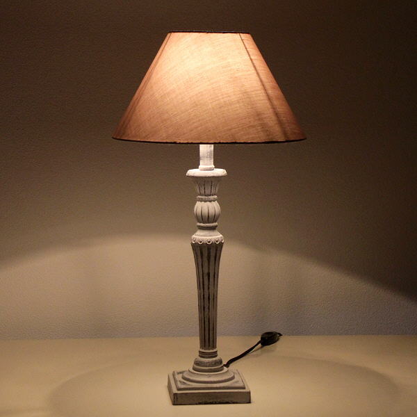 テーブルランプ おしゃれ かわいい アンティーク ライト ベッドサイドランプ 照明スタンド クラシックなテーブルランプ ストライプ [scc5754]