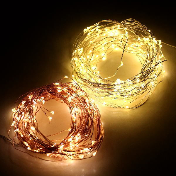 クリスマス イルミネーション LED ガーランドライト 飾り 電飾 USB給電 ランダム 8パターン 点滅 点灯 LEDガーランド ２カラー [spc0310]