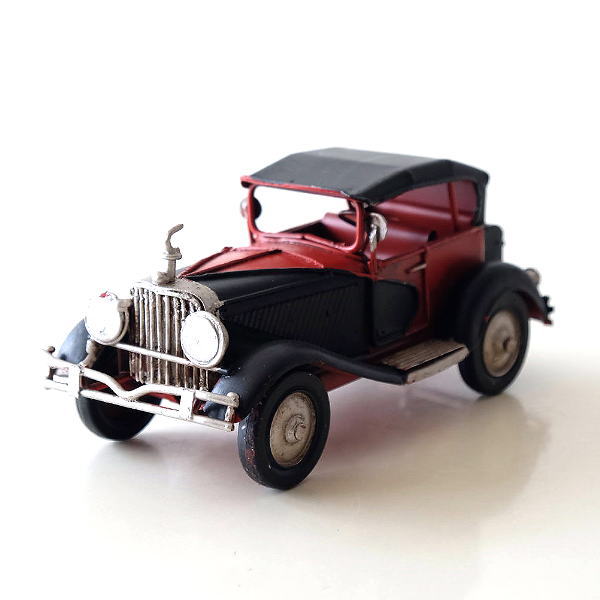 置物 オブジェ クラシックカー おもちゃ アンティーク調 おしゃれ レトロ アイアン 車 自動車 American Nostalgia ミニクラシックカー [swa4379]