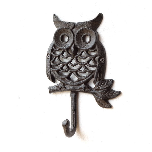 フック 壁 壁掛け アイアン 引っ掛け おしゃれ 玄関 帽子掛け 小物掛け ふくろう 雑貨 アイアン梟フック [swa6877]