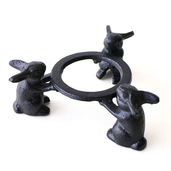 火鉢 うさぎの五徳 [swa9741]