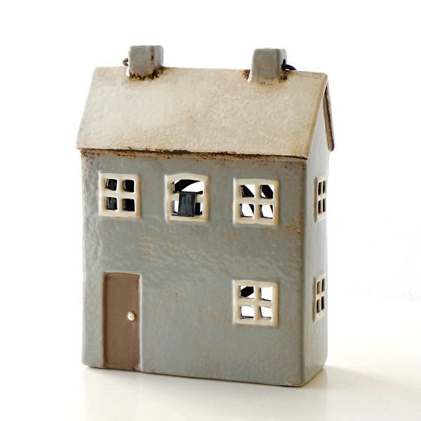 蚊取り線香入れ 蚊取り線香ホルダー 陶器 おしゃれ かわいい 立て スタンド 家 おうち ハウス 陶器のモスキートハウス A [toy8269]